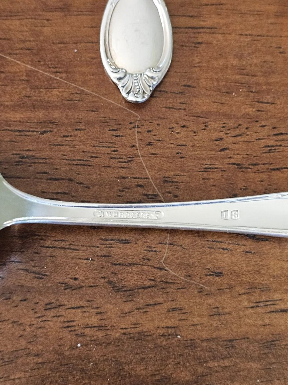 Wm Rogers Precious Mirror Silverplate Set 30pc Service for 6 vintage flatware - Picture 5 of 11